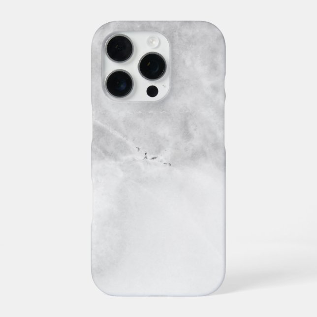 White Marble iPhone Case (Back)