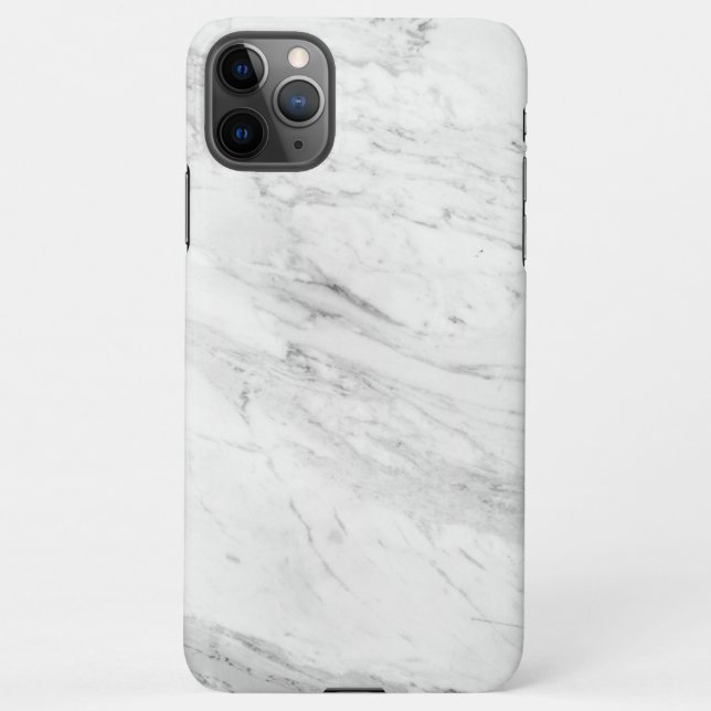 White Marble  iPhone Case (Back)
