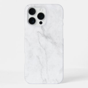 White Marble iPhone 16 Pro Max Case