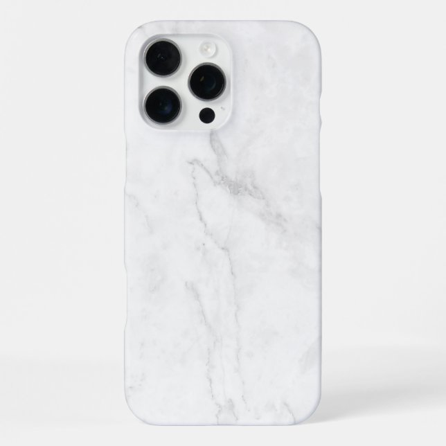 White Marble iPhone Case (Back)
