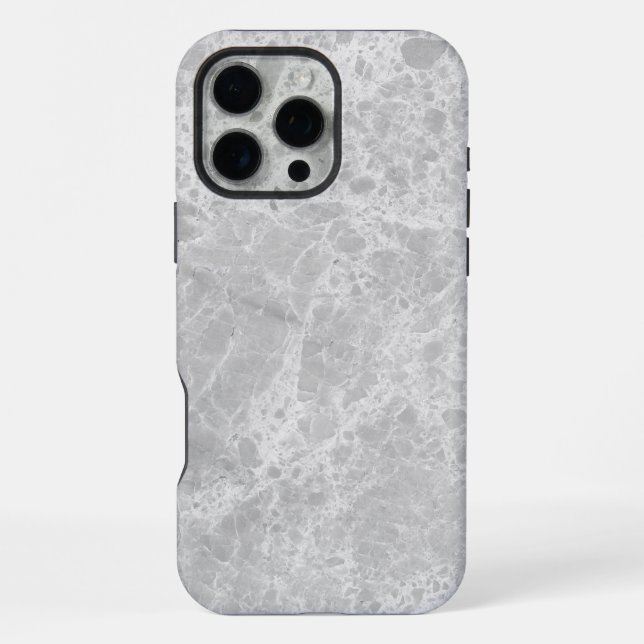 White Marble  iPhone Case (Back)