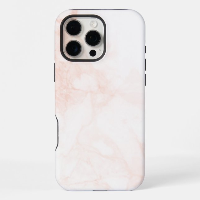 White Marble  iPhone Case (Back)