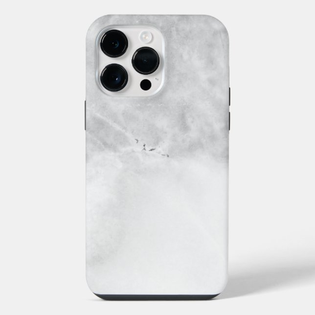 White Marble iPhone Case (Back)