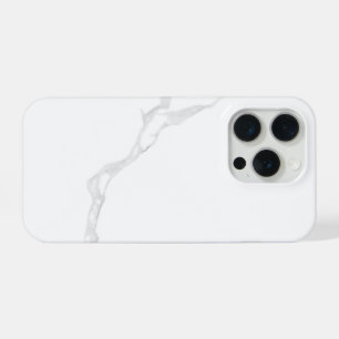 White Marble iPhone 15 Pro Case