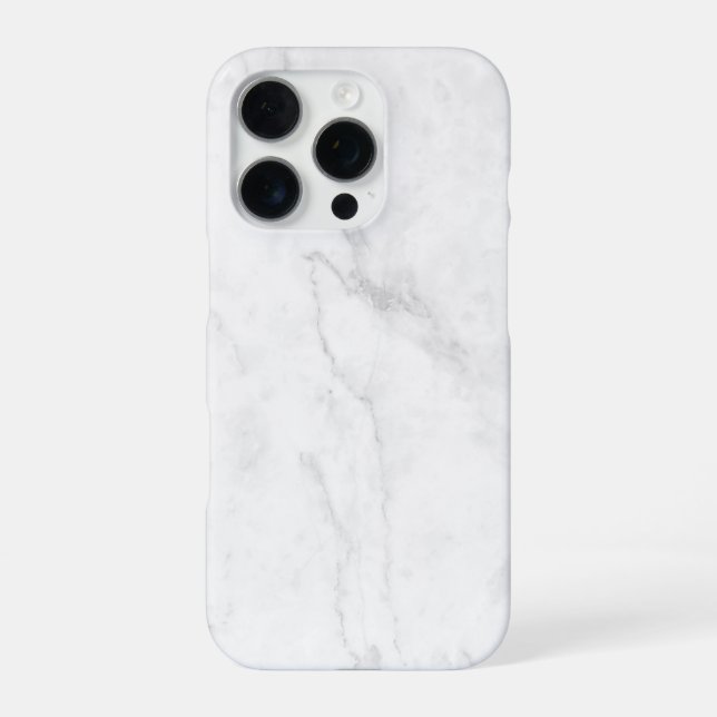  White Marble iPhone Case (Back)
