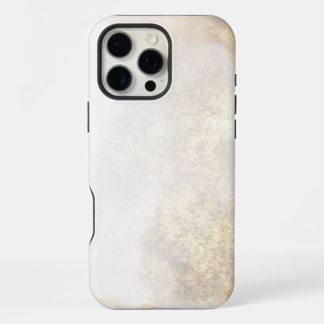 White Marble  iPhone Case (Back)