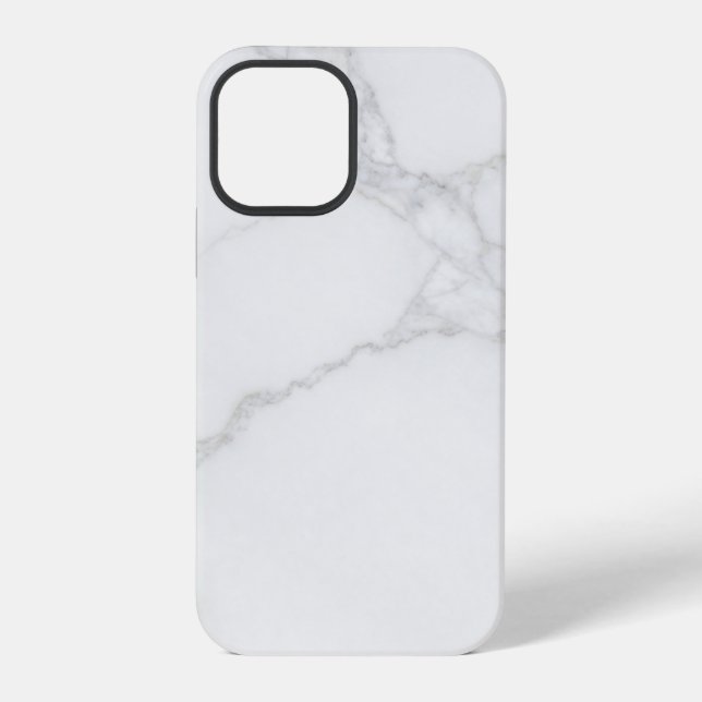 White Marble iPhone Case (Back)