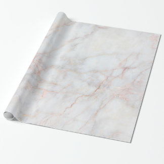 White Marble IV Wrapping Paper