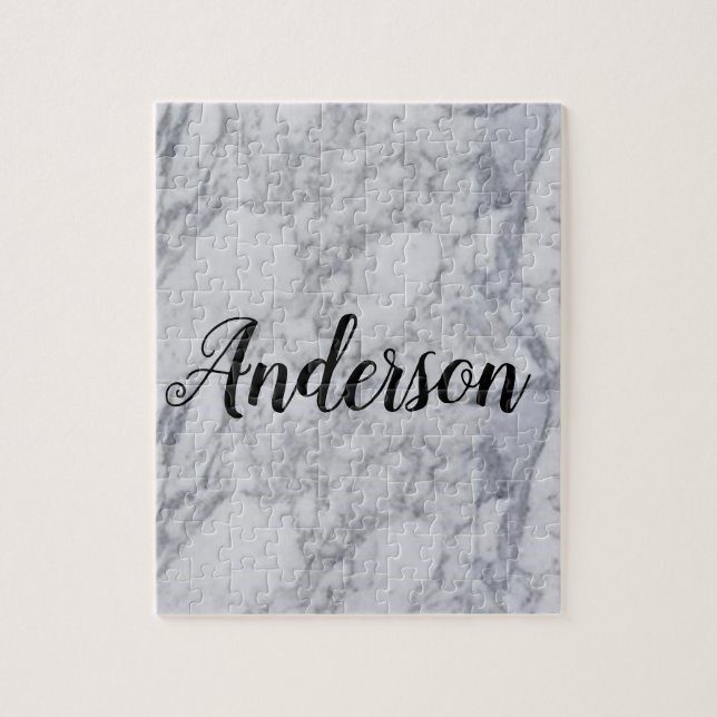 White Marble Jigsaw Puzzle (Vertical)