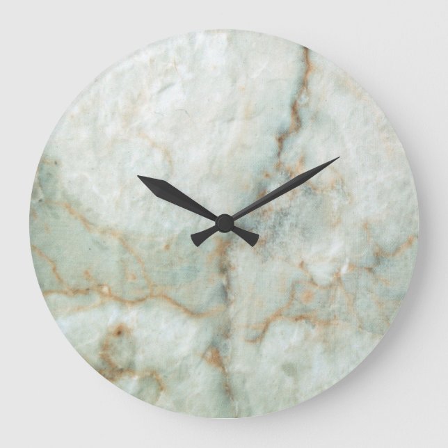 White Marble Large Clock (Front)