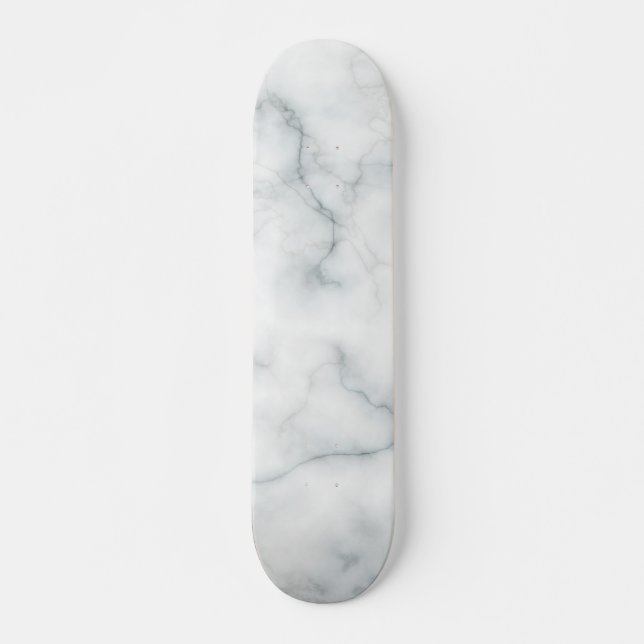 white marble look skateboard (Front)