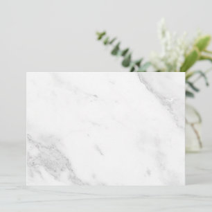 White Marble Menu