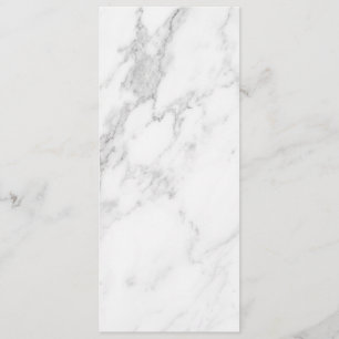 White Marble Menu