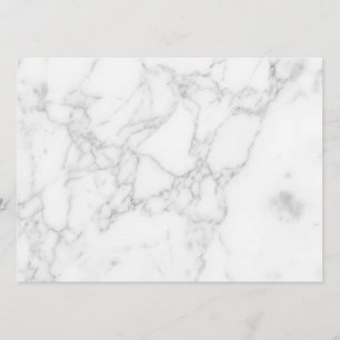 White Marble Menu
