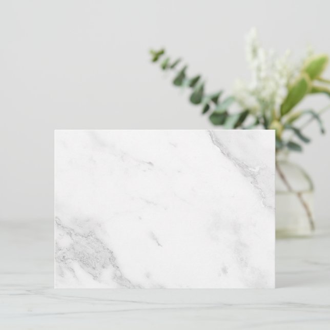 White Marble Menu (Standing Front)