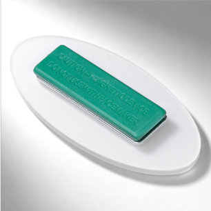 White Marble Name Tag