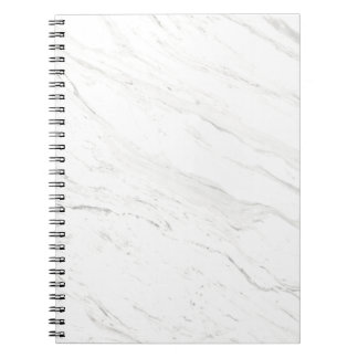 White Marble Notebook