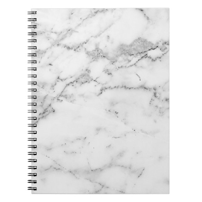  White Marble Notebook (Front)