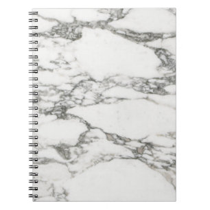 White Marble Notebook