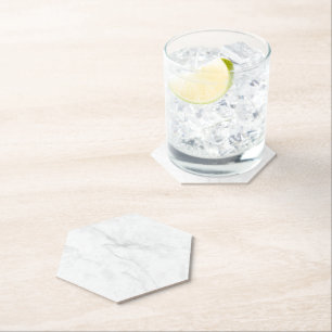 White Marble Paper Coaster
