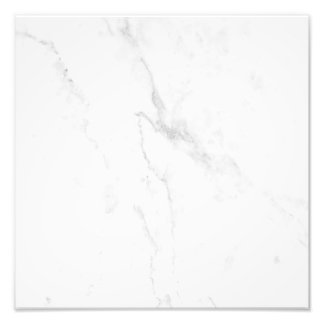 White Marble Photo Print