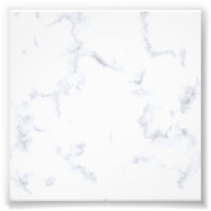 White Marble Photo Print