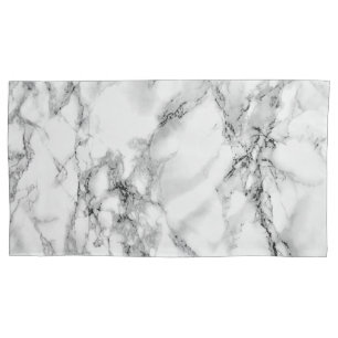 White Marble Pillow Cases