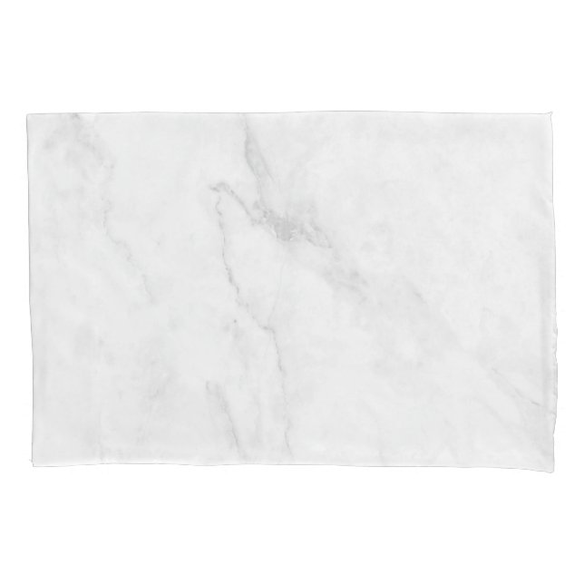  White Marble Pillowcase (Front)