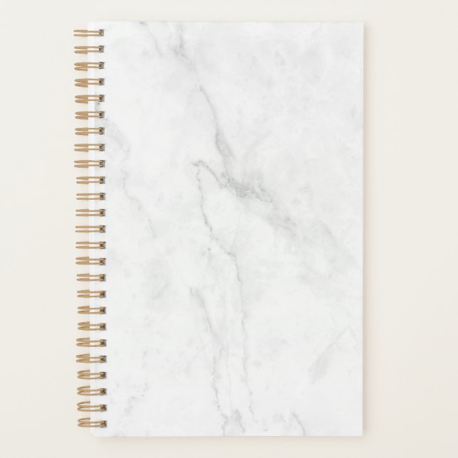  White Marble Planner (Front)