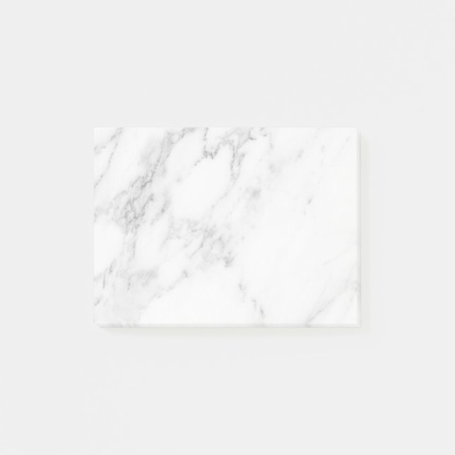 White Marble Post-it Notes (Front)