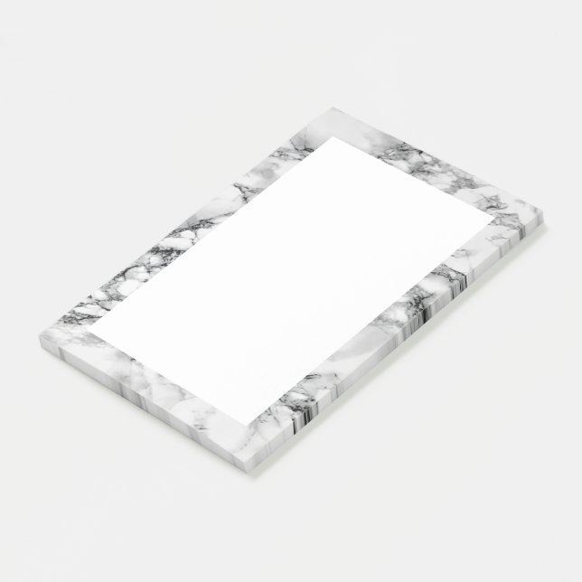 White Marble Post-it® Notes (Angled)