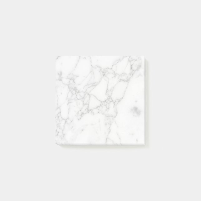 White Marble Post-it Notes (Front)