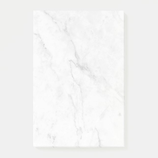 White Marble Post-it Notes (Front)