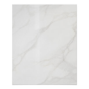 White Marble Poster