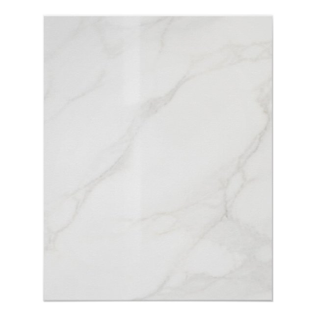 White Marble Poster (Front)