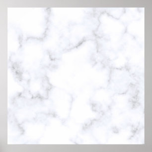 White Marble Poster