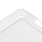 White Marble Purple Agate Silver Glitter