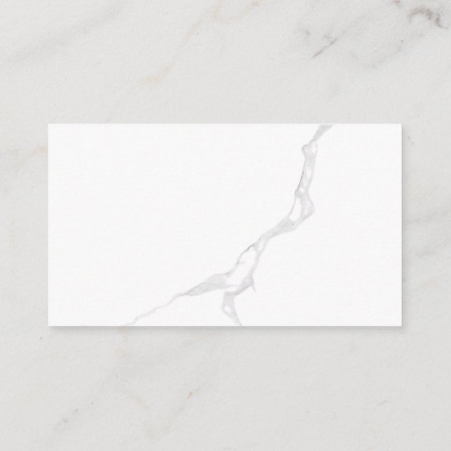 White Marble  Referral Card (Back)