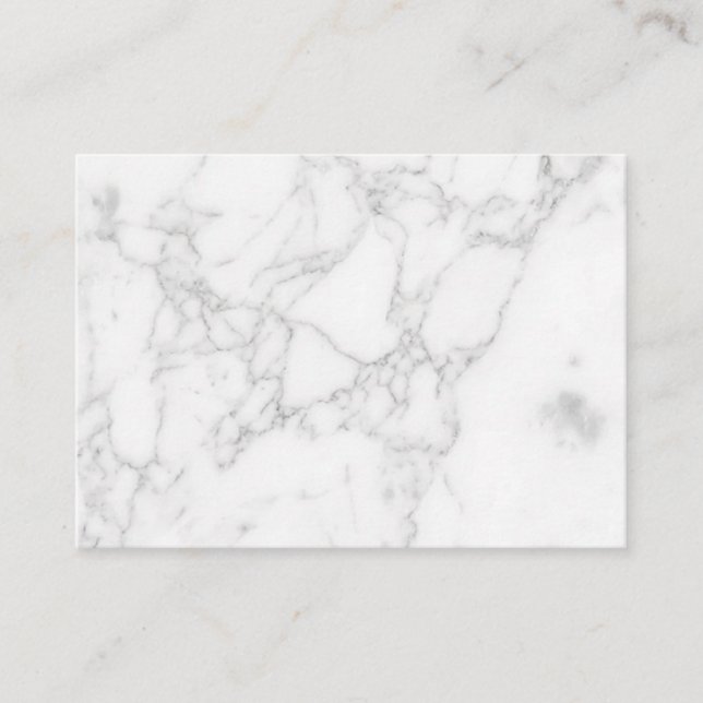 White Marble Referral Card (Front)