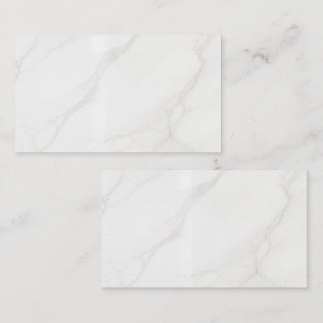 White Marble Referral Card (Front/Back)