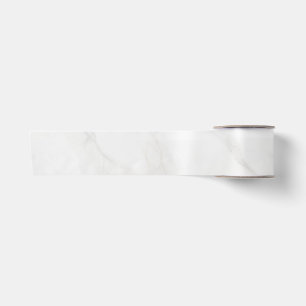 White Marble Satin Ribbon