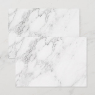 White Marble Save The Date