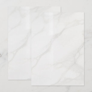 White Marble Save The Date