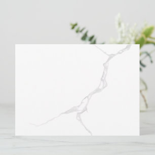 White Marble Save The Date