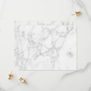 White Marble Save The Date