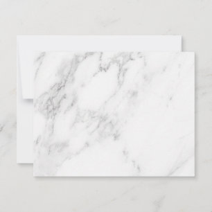 White Marble Save The Date