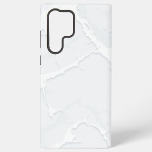 White Marble Scrap Elegant Samsung Galaxy Case