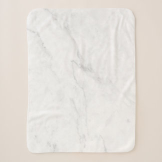 White Marble Sherpa Blanket