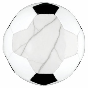 White Marble Soccer Ball