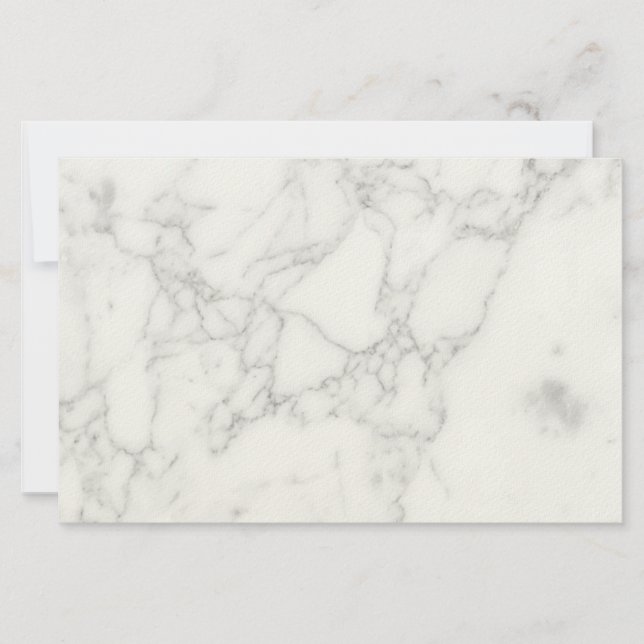 White Marble Stationery (Front)